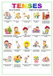 Tenses Esl Worksheet By Storyteller