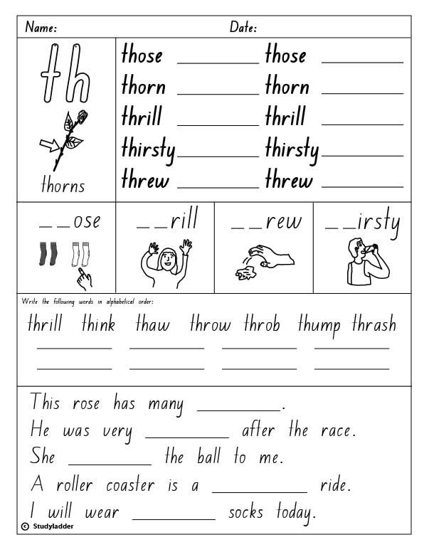 3 Fun Th Sound Worksheets for Speech Therapy