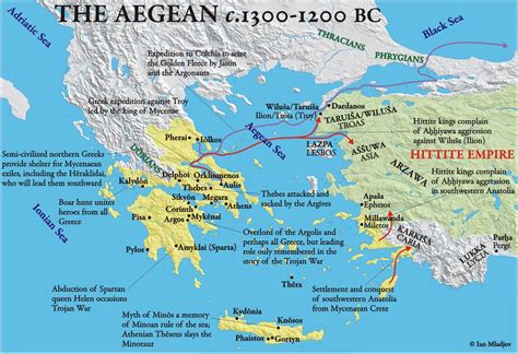 The Ancient Aegean World Greece Greece Map Ancient Greece