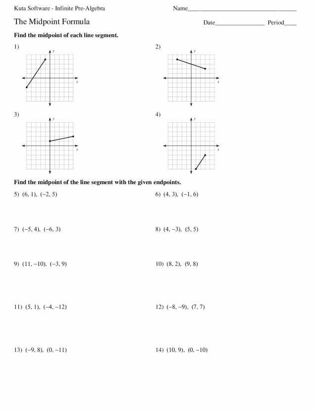 The Distance Formula Worksheet Answers Onlineworksheet My Id