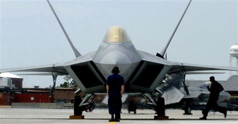 The F 22 World Amp 39 S Priciest Fighter Jet Finally Flies In Combat La Times