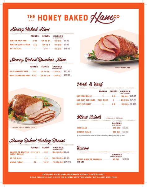 The Honey Baked Ham Company Restaurant In St Augustine Menus Photos