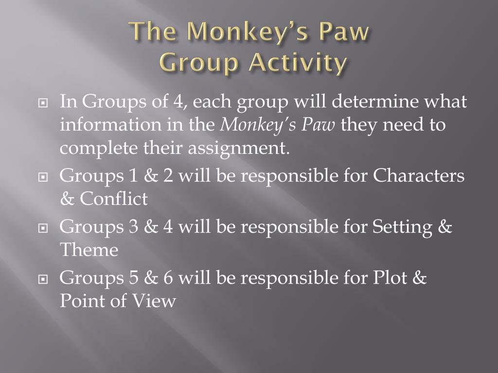 The Monkey S Paw Theme Worksheet Answers Kidsworksheetfun