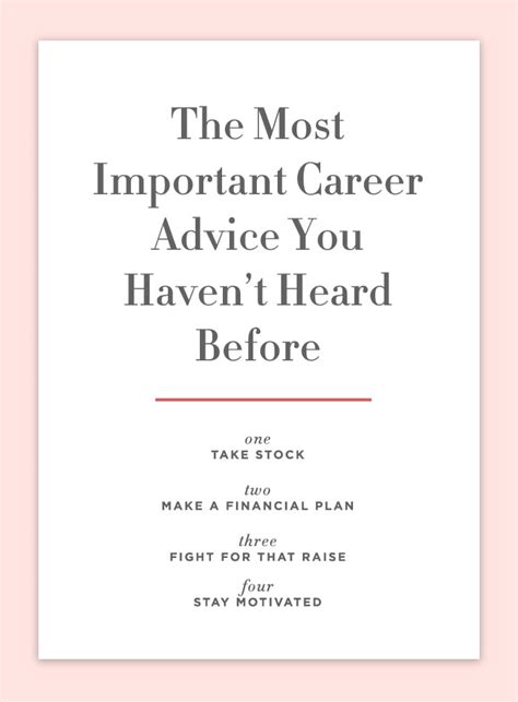 The Most Important Career Advice You Haven T Heard Before Cupcakes Cashmere