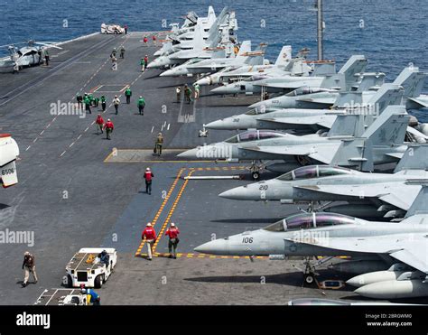 The Nimitz Aircraft Carrier Uss Nimitz Flight Deck