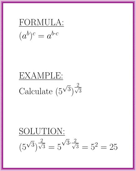 The Power Of Power Formula With Example Lunlun Com