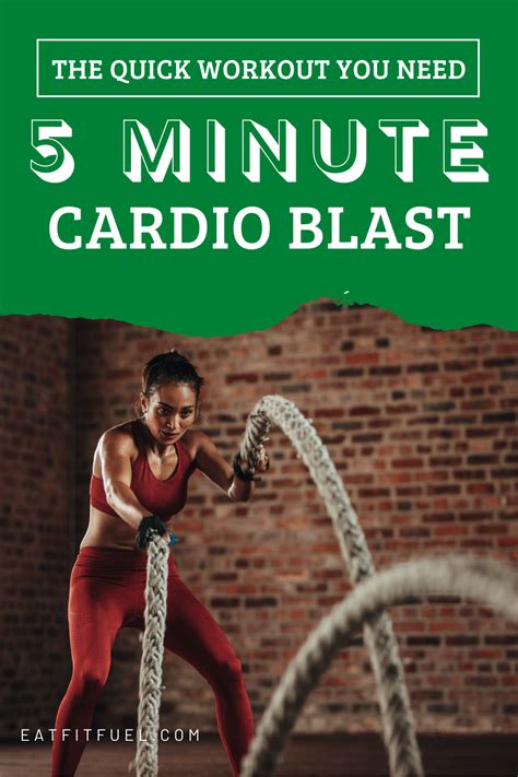 The Quick Workout You Need This 5 Minute Cardio Blast Will Get Your Heart Rate Pumping And Help