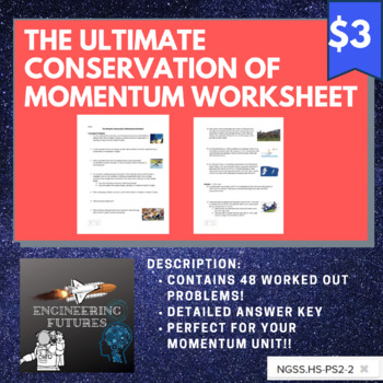 The Ultimate Conservation Of Momentum Worksheet By Engineering Futures