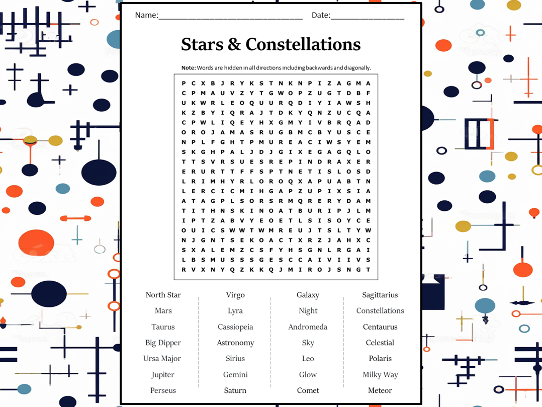 The Universe Constellations Worksheets Answers