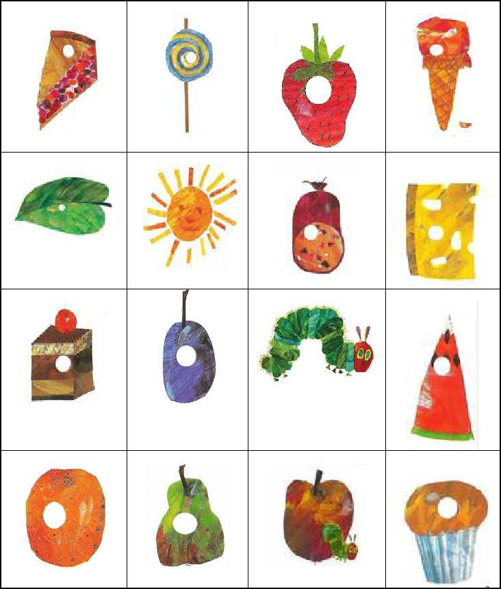 The Very Hungry Caterpillar Craft Day And Fruit Names Printable Book