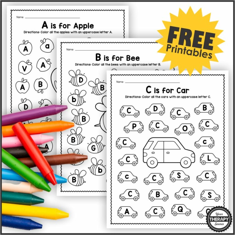 There Are 20 Pages Of Color By Alphabet Worksheets In Back To School