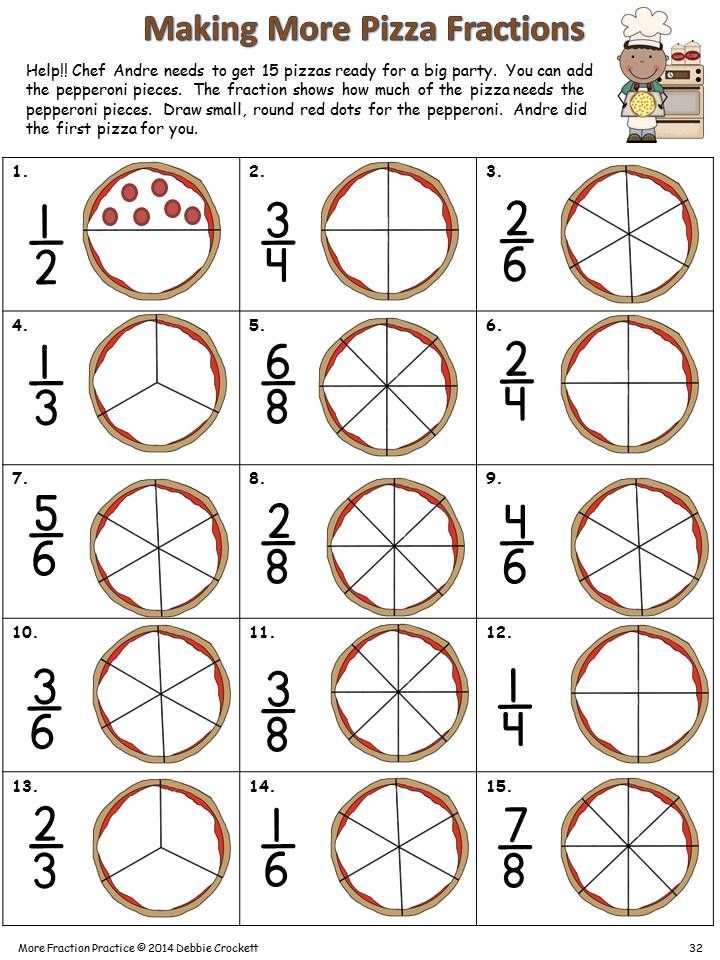 Third Grade Fractions Worksheet