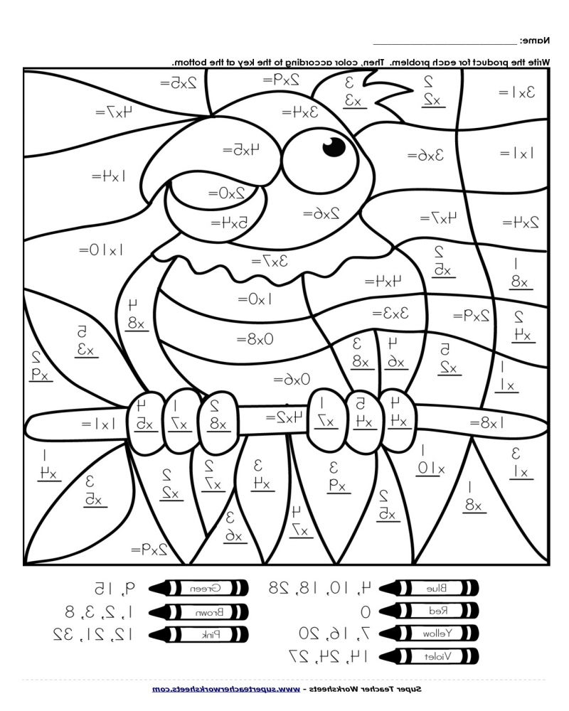 Third Grade Math Coloring Worksheets 3Rd Grade Coloring Worksheets