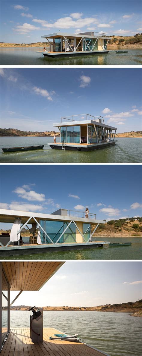 This Floating Home Was Designed To Fit Into Two Shipping Containers So It Can Be Sent Anywhere