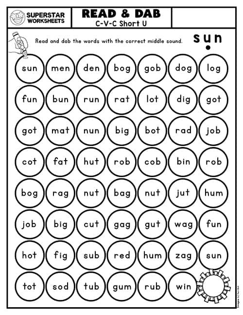 This Free Worksheet Can Help Kids Practice Their Short Vowel Knowledge