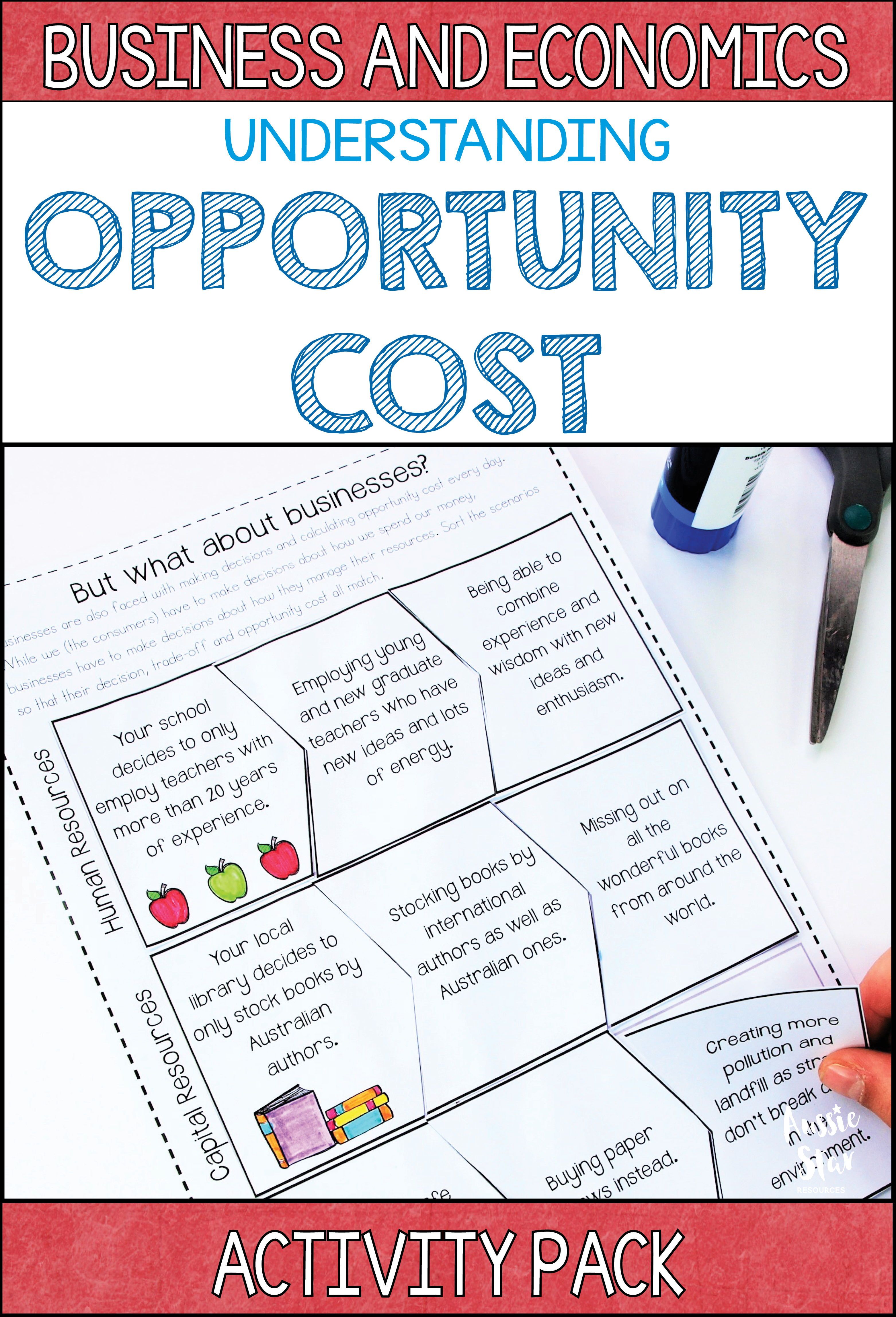 This Interactive And Hands On Trade Off And Opportunity Cost Pack Will