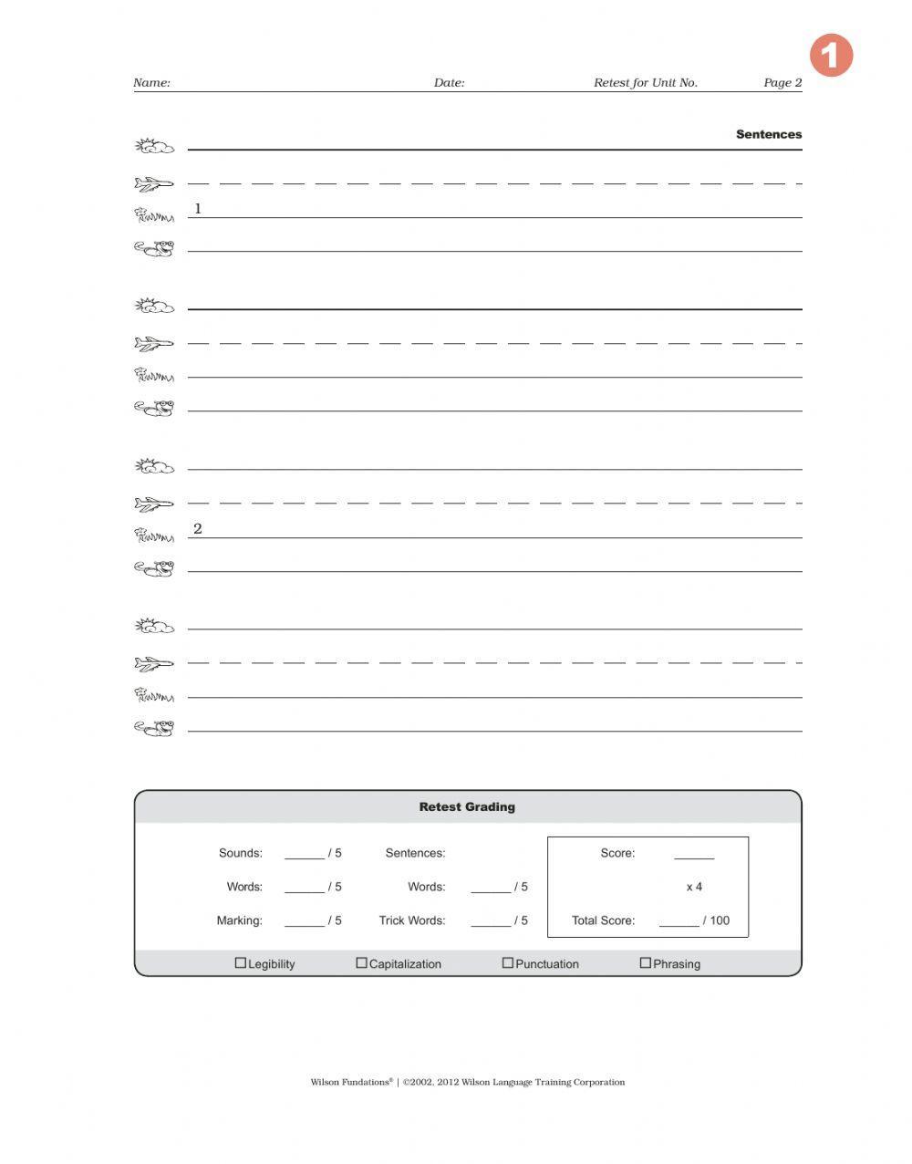 This Worksheet Is Based On Fundations Level 1 Units 4 And 5 Students Sort Words With Glued