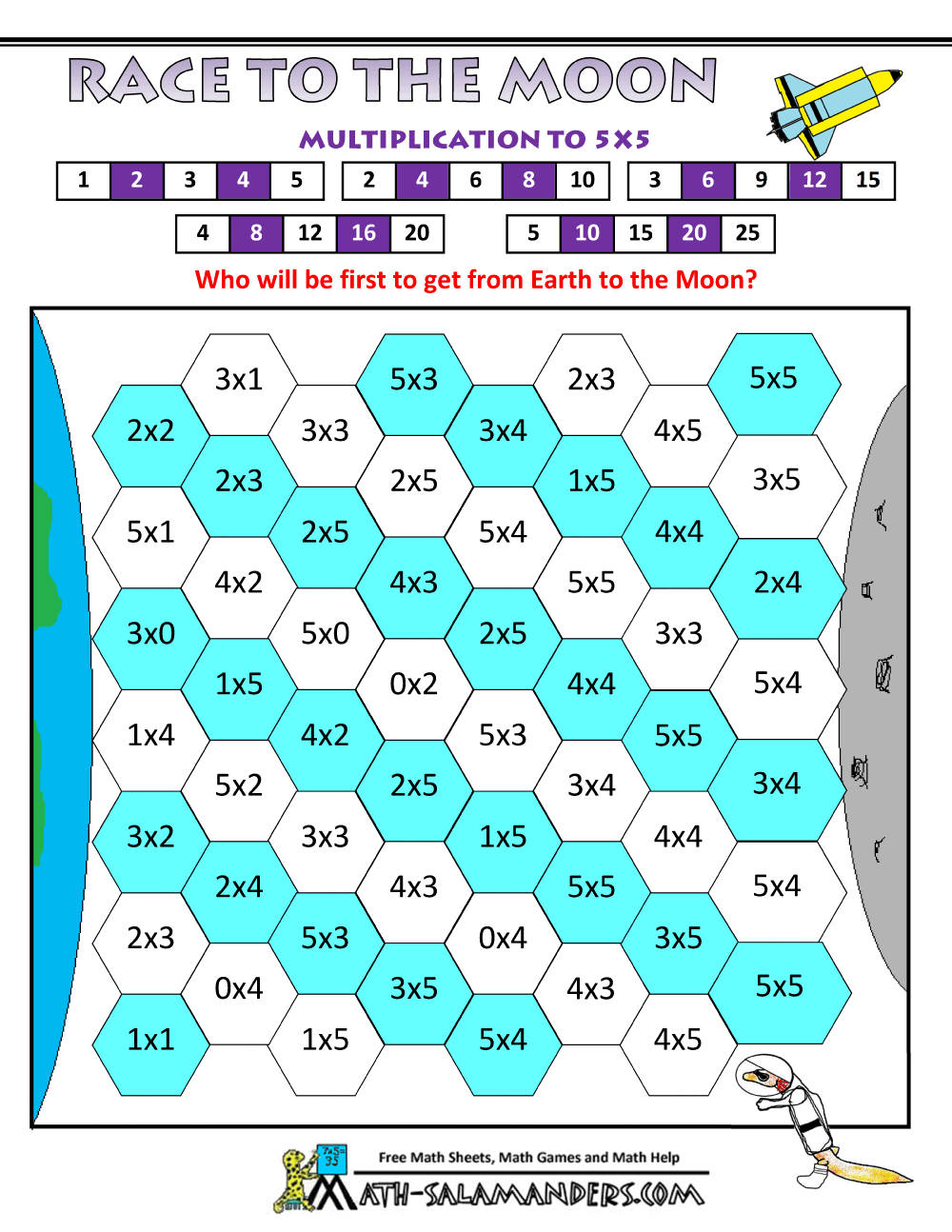 Times Tables Practice Games Times Tables Worksheets