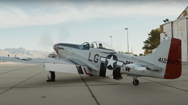 Tom Cruise Flies P51 Mustang