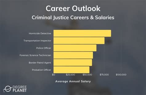 Top 20 Criminal Justice Jobs Salary Prospects