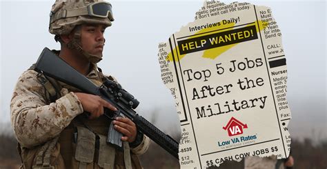 Top 5 Civilian Jobs For Veterans