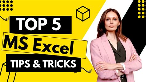 Top 5 Excel Tips And Tricks Most Useful Excel Tricks Microsoft Excel Excel With Vijeta