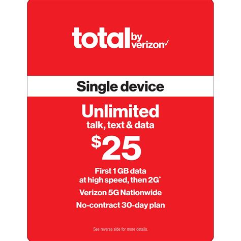 Total By Verizon Prepaid Plans In Total By Verizon Walmart Com