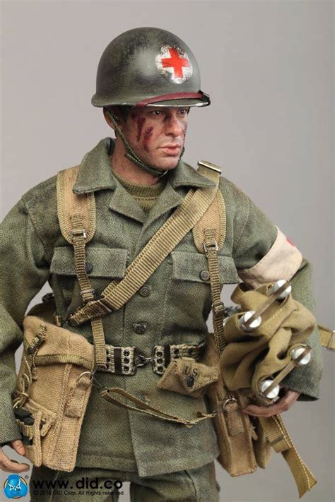 Toyhaven Did 1 6Th Scale Wwii 77Th Infantry Division Medic Amp Quot Dixon Amp Quot 12 Inch Figure Hacksaw Ridge