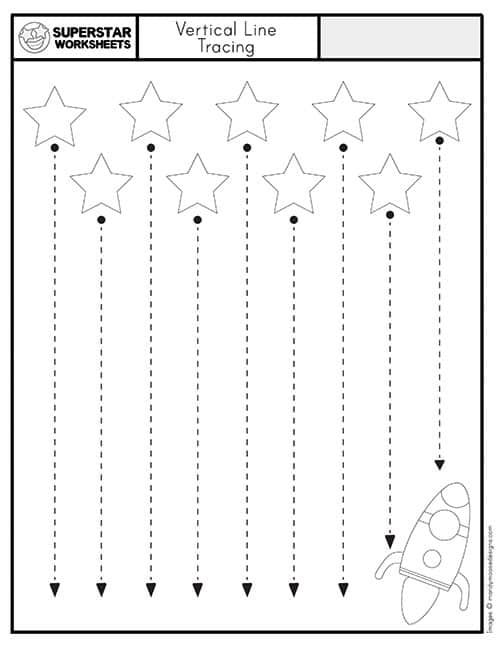 5 Ways to Boost Skills with Trace Vertical Lines Worksheets