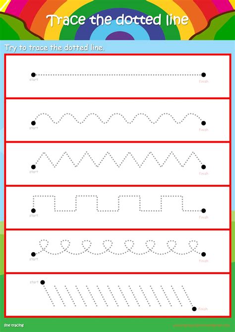 7 Fun Ways to Master Tracing Lines Worksheets