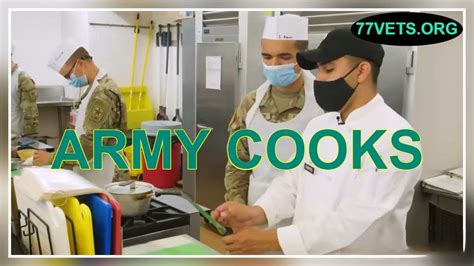 Training Army Cooks Mos 92G Military Army Armycook Youtube