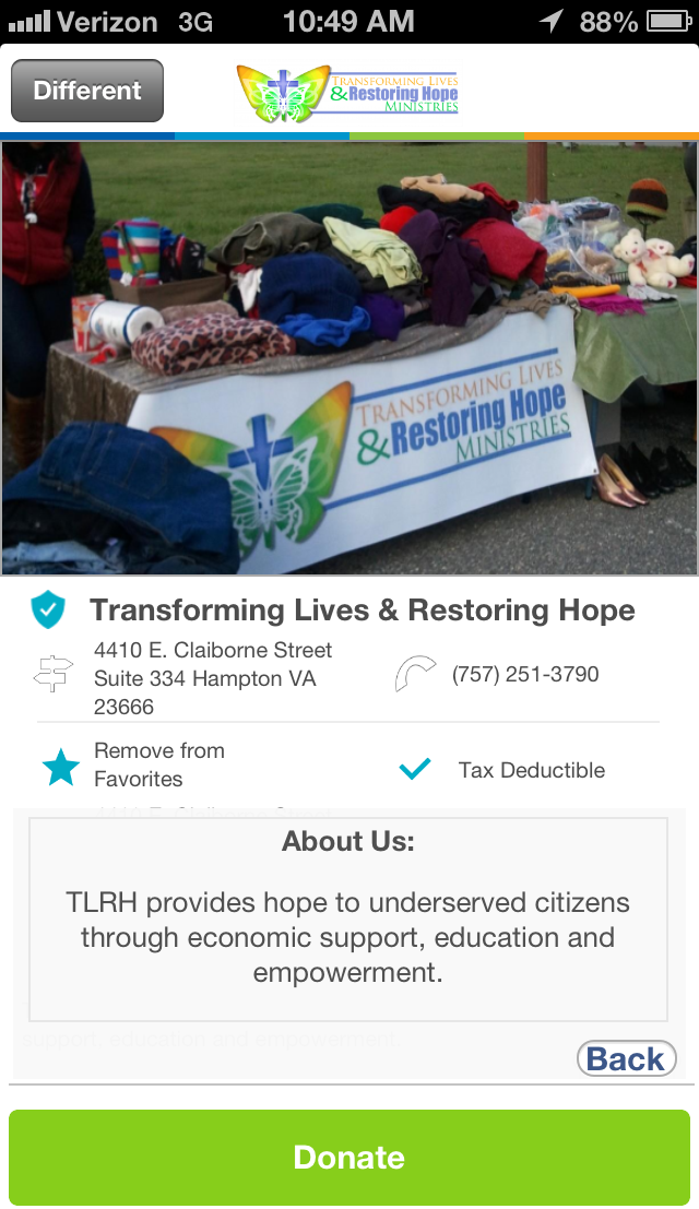 Transforming Lives Restoring Hope Inc Nonprofit In Hampton Va