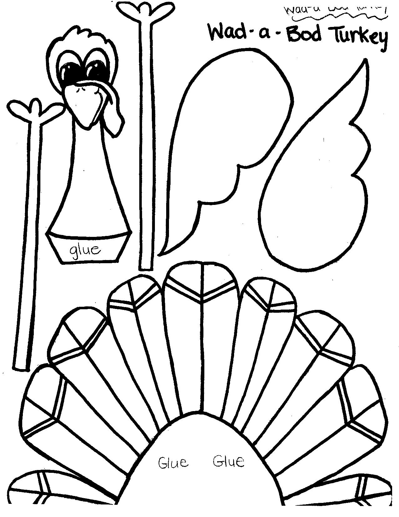 Turkey Worksheets For Kids Free Printables