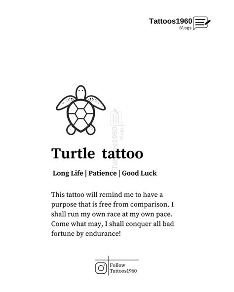 Turtle Tattoo Meaning Explained