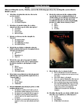 Twister Movie Quiz By Oldeye Tpt