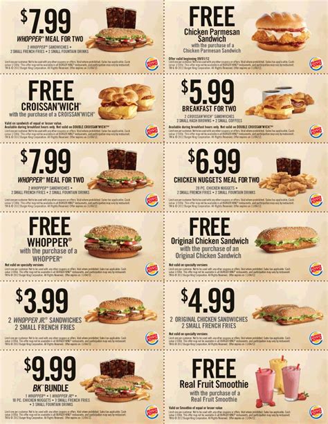 Two For One Sandwiches Smoothies And More At Burger King Coupon Via The Coupons App Free Food