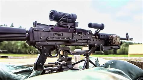 U S Army M240 Bravo Machine Gun Youtube