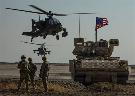 U S Bradleys Fighting Vehicle Reduces Tensions With Russia In Northeast Syria