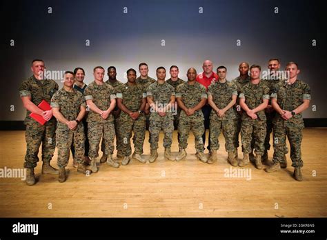 U S Marine Corps All Marine Wrestling Team Poses For A Photo In The Mccs Camp Lejeune Base