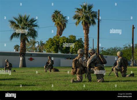 U S Marine Corps Infantrymen With 2Nd Battalion 7Th Marine Regiment 1St Marine Division