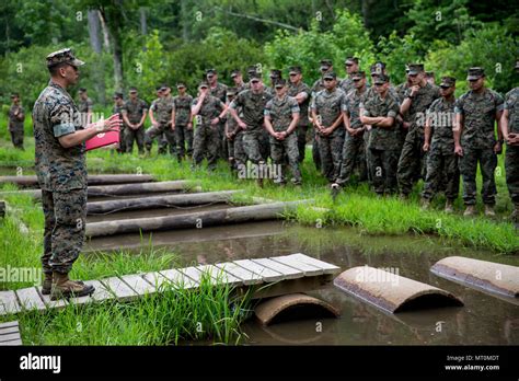 U S Marines With Officer Candidate School Ocs Celebrate The 50Th