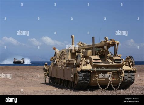 U S Marines With The 1St Tank Battalion Detachment Battalion Landing