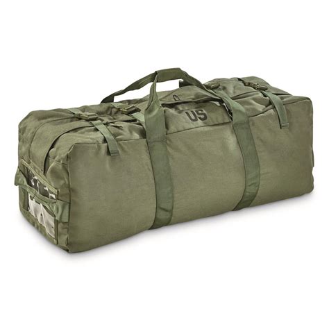 U S Military Surplus Zip Duffel Bag Used 702216 Military Camo Duffle Bags At Sportsman S