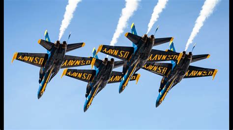 U S Navy Blue Angels And Air Force Thunderbirds Fly Over New York City Youtube