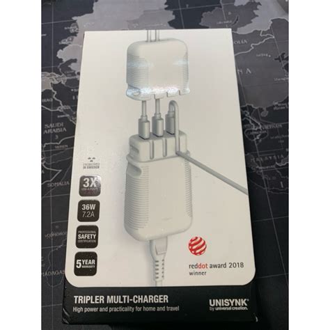 Unisynk Tripler Multi Charger 36W 7 2A K P P Tradera 657830088