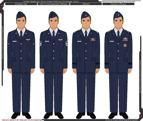 United States Air Force Dress Uniforms By Grand Lobster King On Deviantart