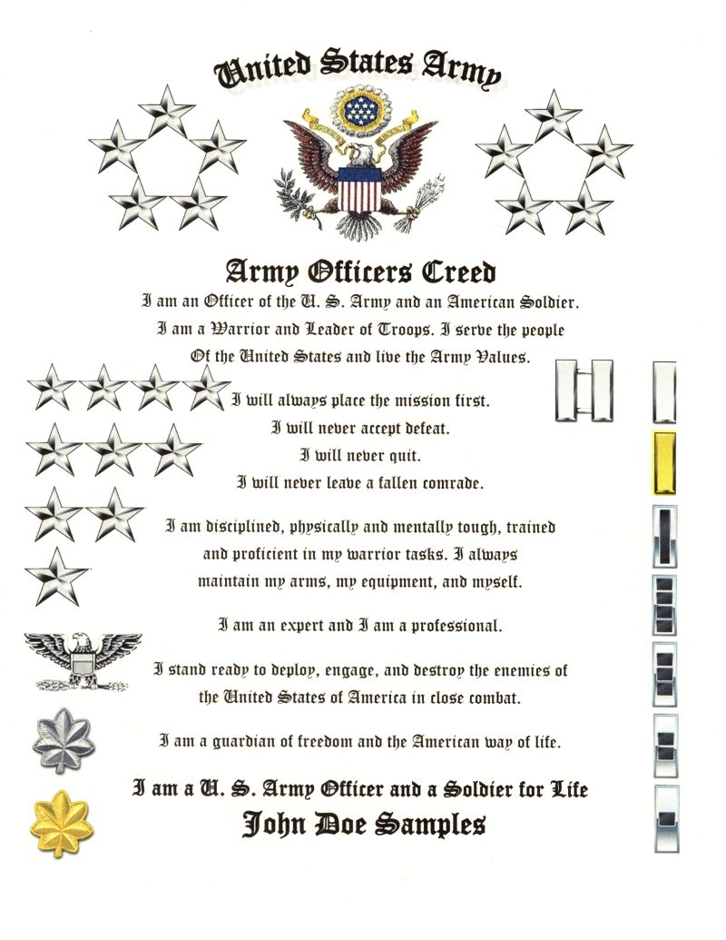 United States Army Nco Promotion Certificate Military Certificates Medals And More Hq Medals