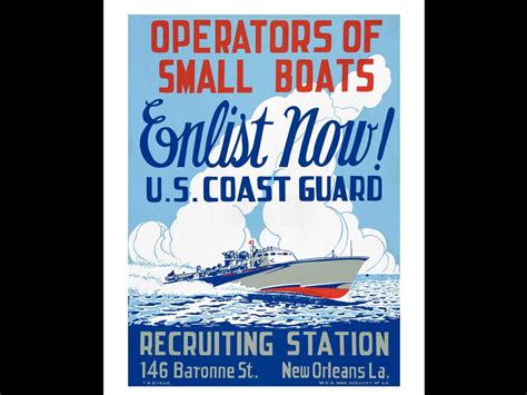 United States Coast Guard Recruiting Poster Us Navy Pride Etsy