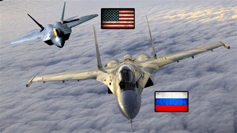 United States Fighter Jets Vs Russian Fighter Jets Us Air Force Vs Russian Air Force Youtube