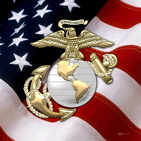 United States Marine Corps Eagle Globe And Anchor Marines Military